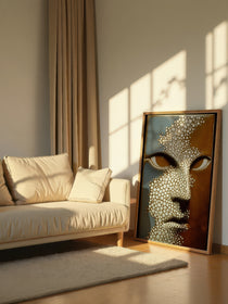 Pebbled Relief Portrait 548