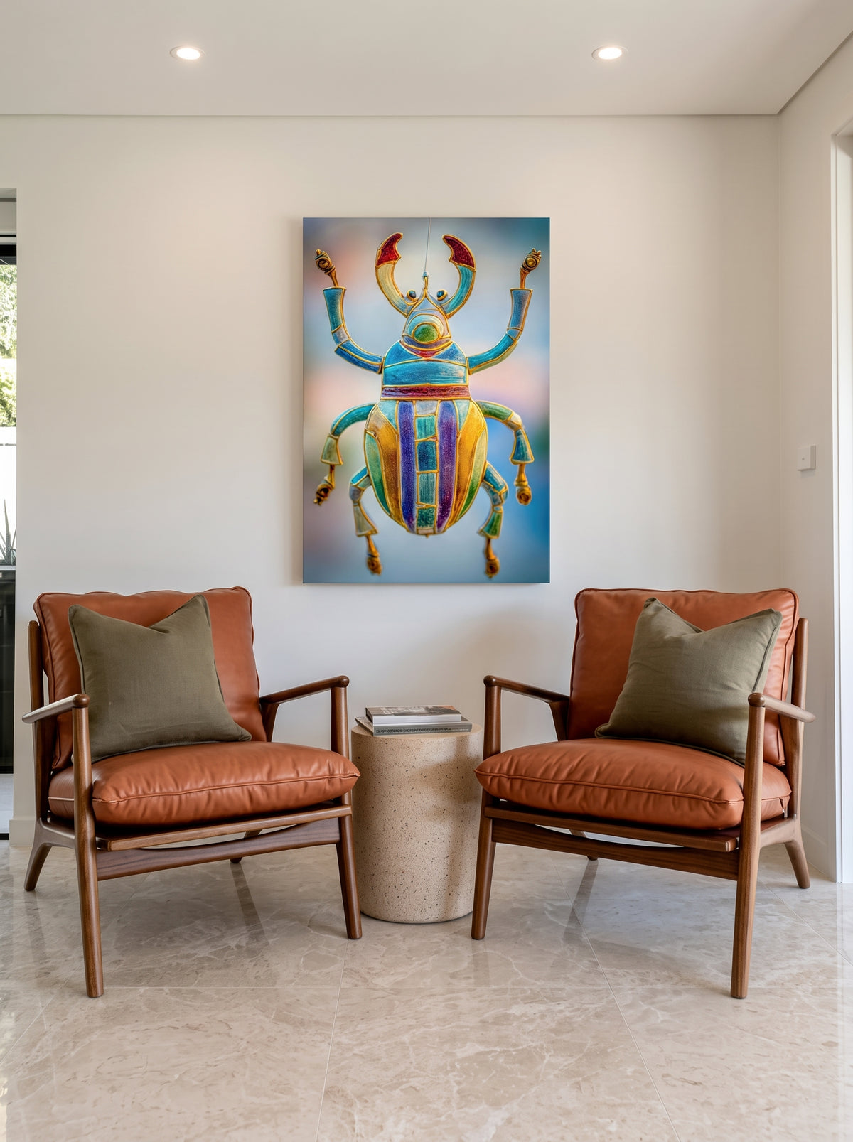 Enamel Art Beetle 552