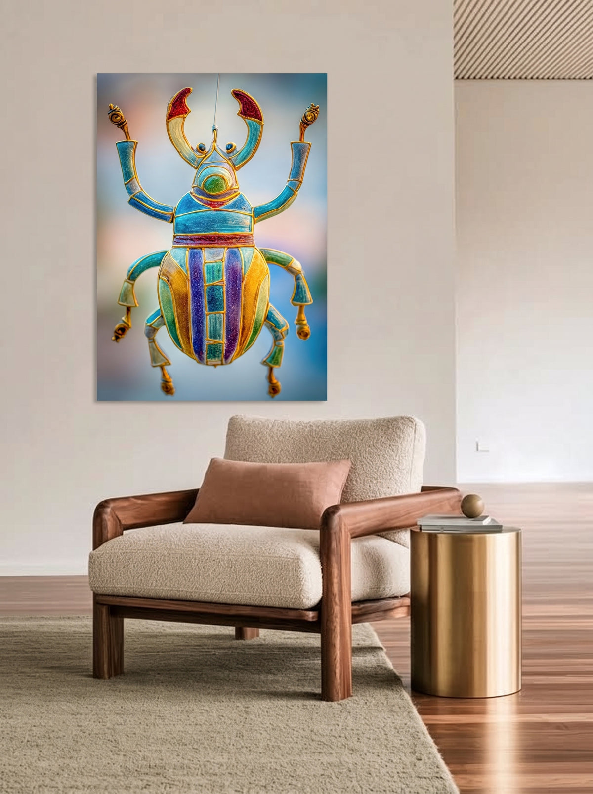 Enamel Art Beetle 552