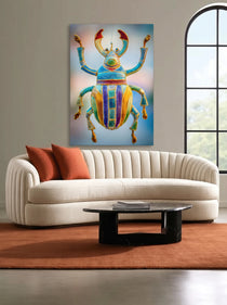 Enamel Art Beetle 552