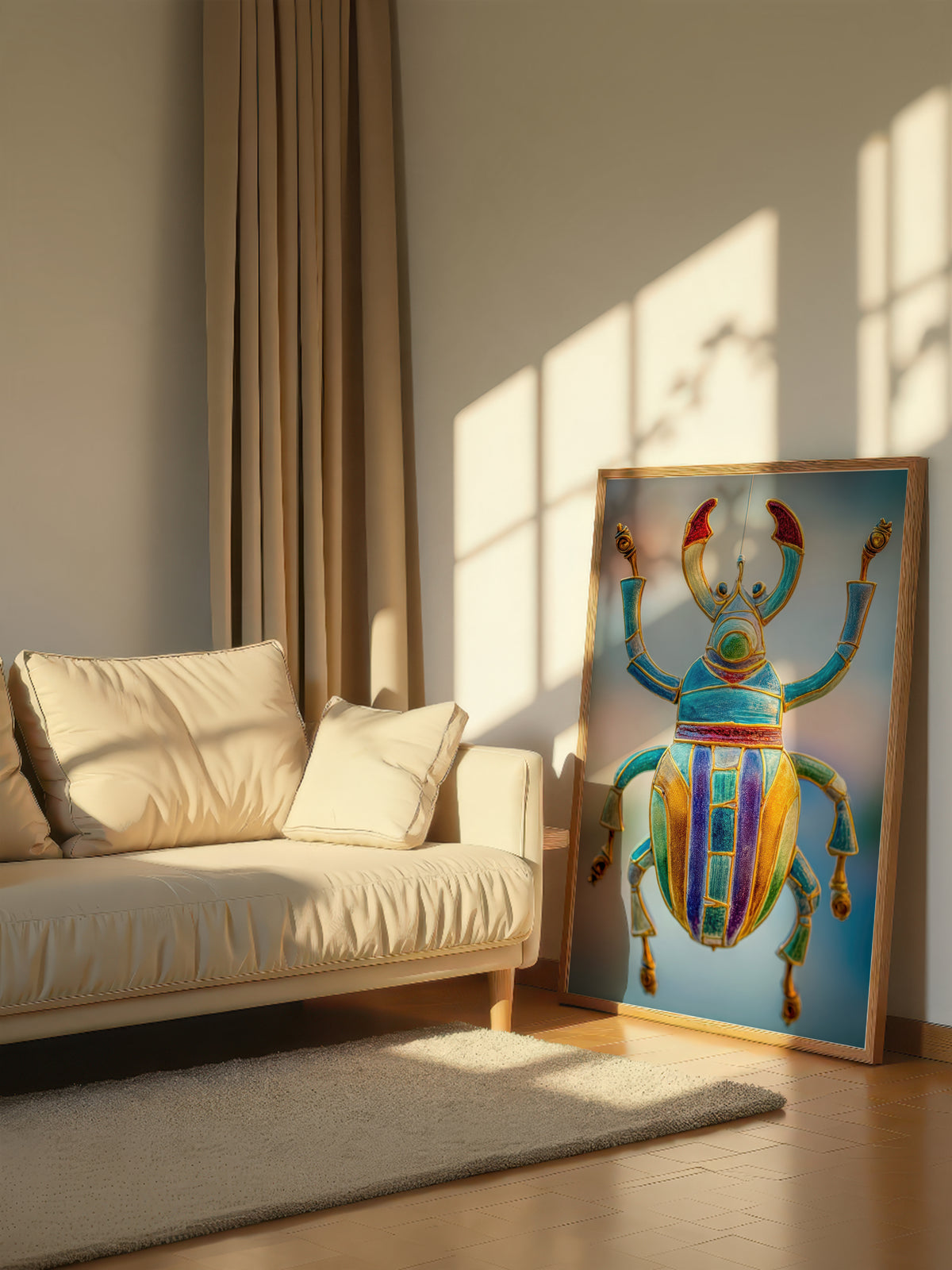 Enamel Art Beetle 552