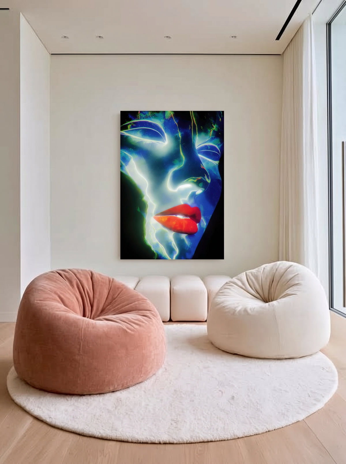 Electric Neon Portrait 558