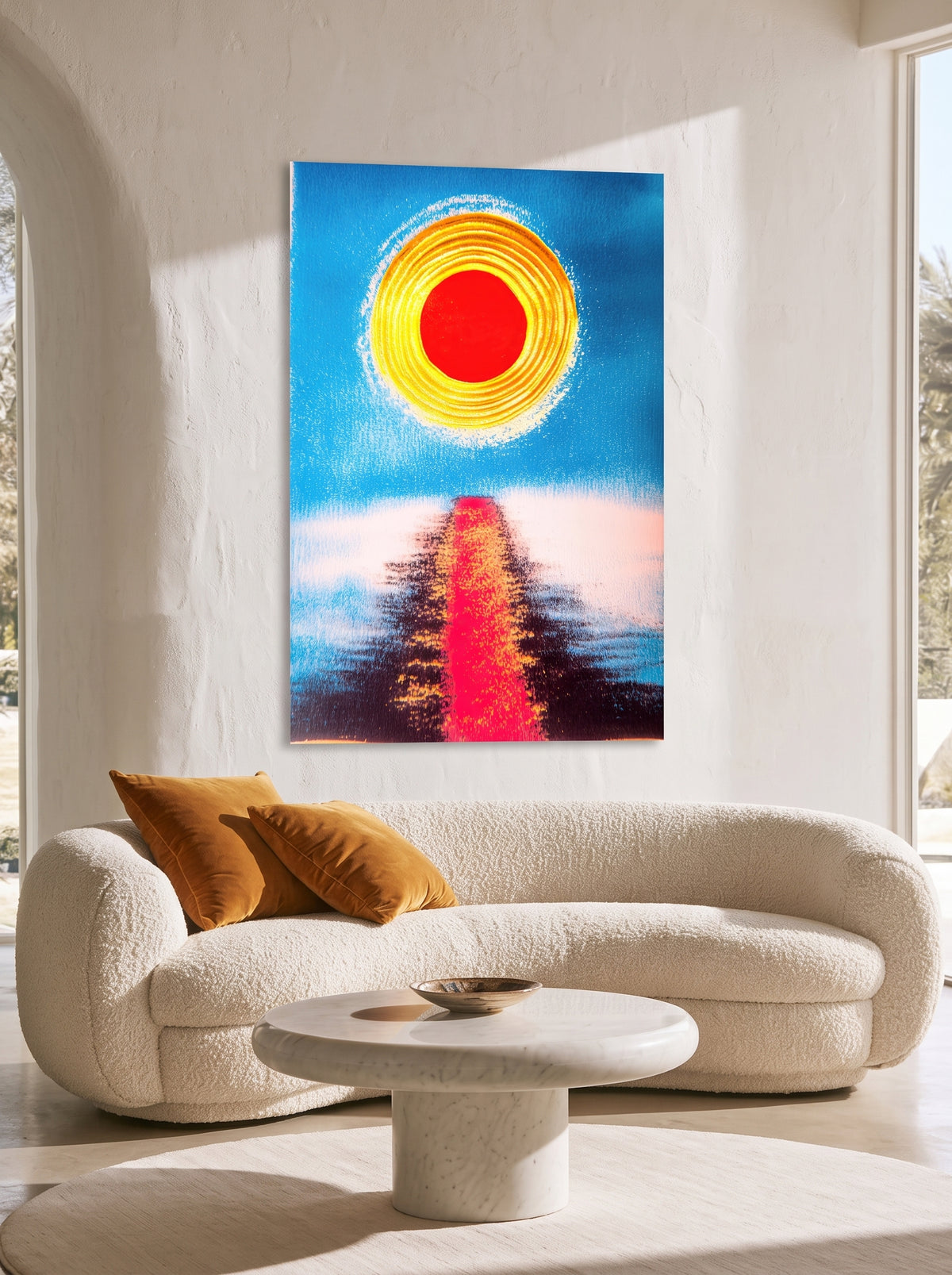 Bold Abstract Sunset 567