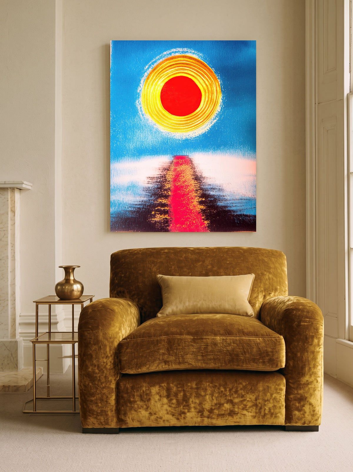 Bold Abstract Sunset 567