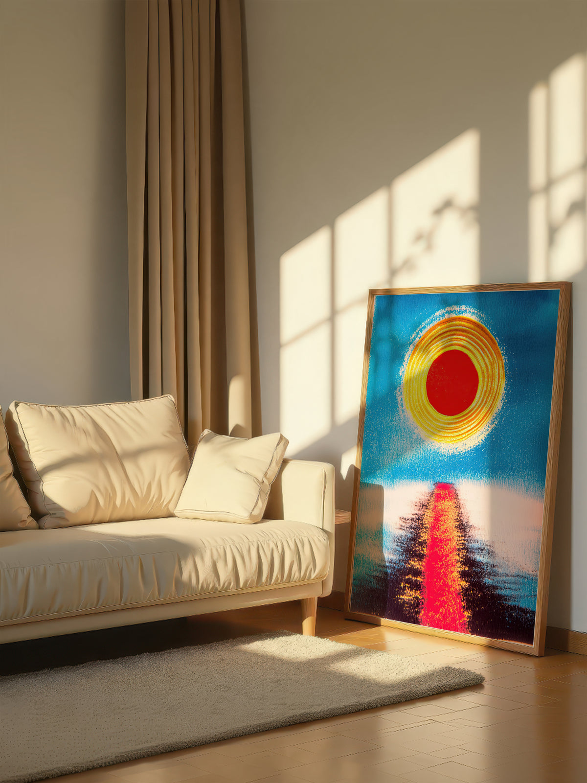 Bold Abstract Sunset 567