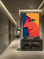 Spiral Gaze – Surreal Hypnotic Swirl Wall Art 571