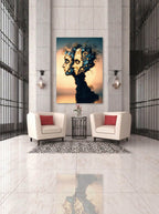 Stone and Gear – Surreal Steampunk Figure Wall Art 575