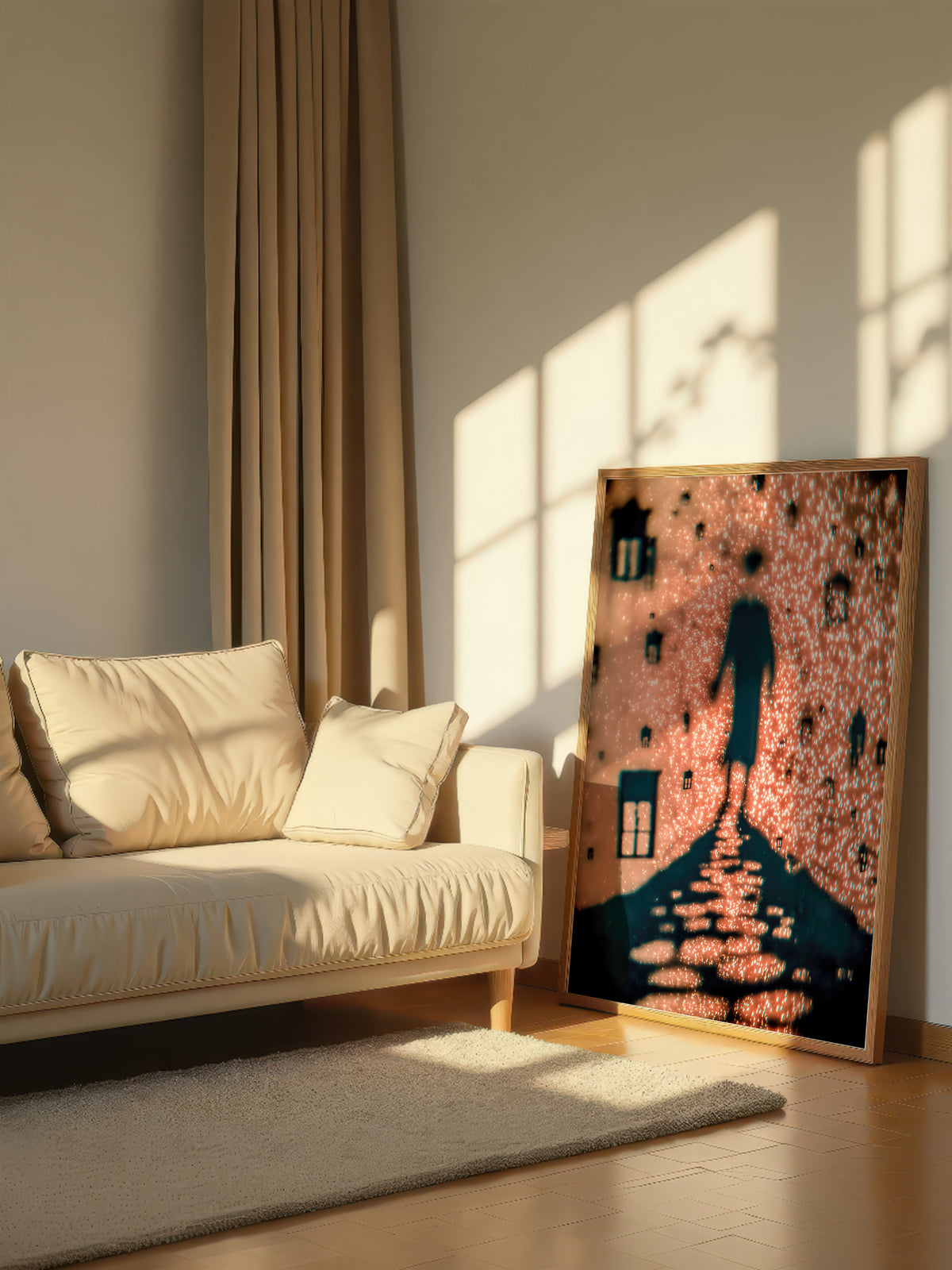 Glittering Silhouette Portrait 579