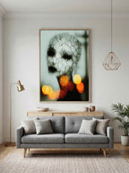 Cracked Light – Surreal Fractured Figure Wall Art 581