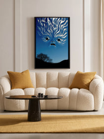Stormy Surrealism Face 582