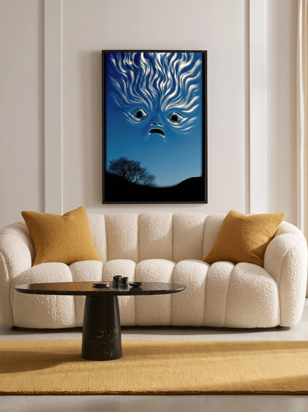 Stormy Surrealism Face 582