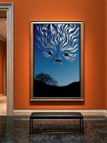 Stormy Surrealism Face 582