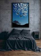 Storm Thoughts – Surreal Chrome Landscape Wall Art 582