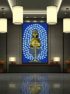 Gold Monkey King – Surreal Folk Art Decorative Wall Art 583