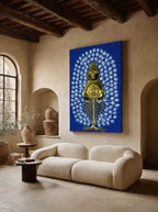 Gold Monkey King – Surreal Folk Art Decorative Wall Art 583
