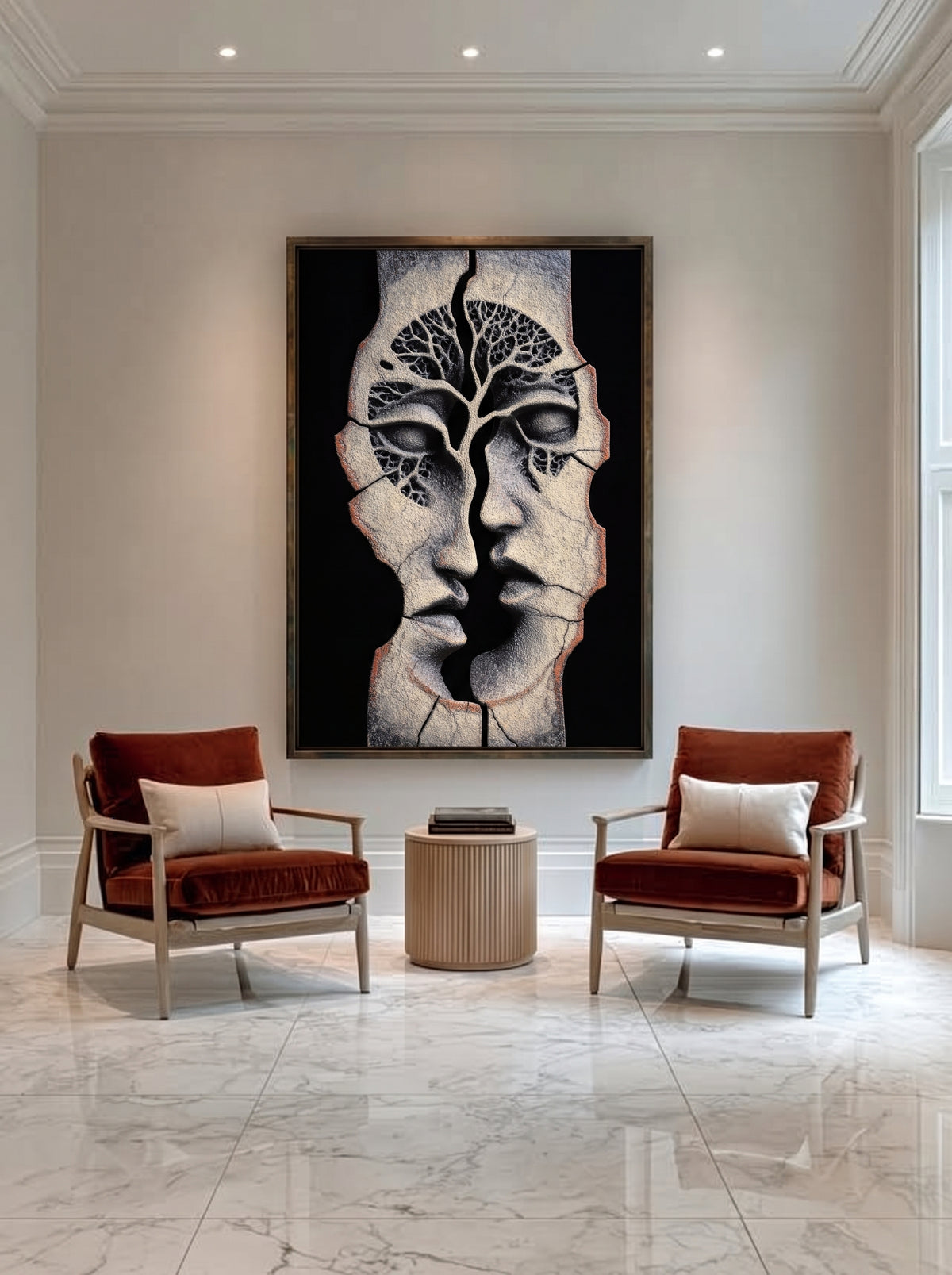 Stone Relief Lovers 586