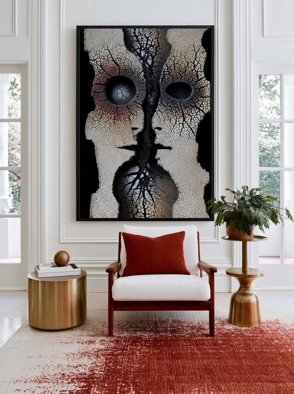 Cracked Earth Portrait 587