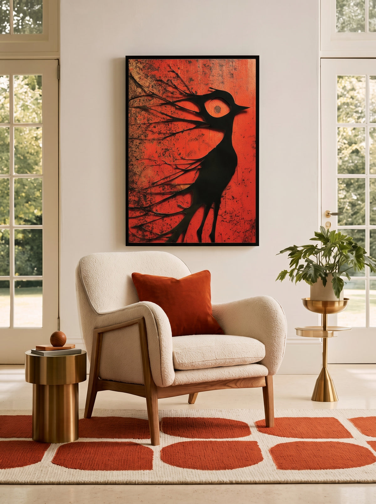 Silhouette Art Bird 589