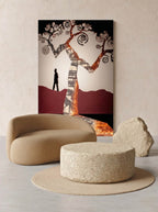 Urban Roots – Surreal Nature City Wall Art 592