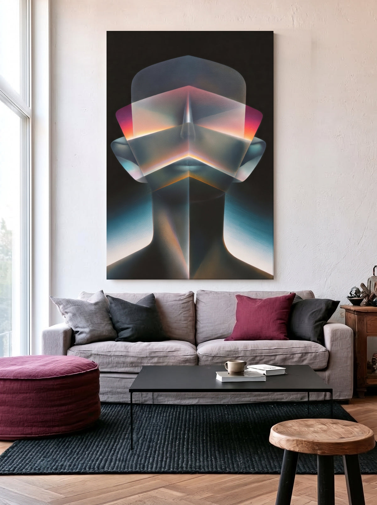 Prismatic Glass Portrait 594
