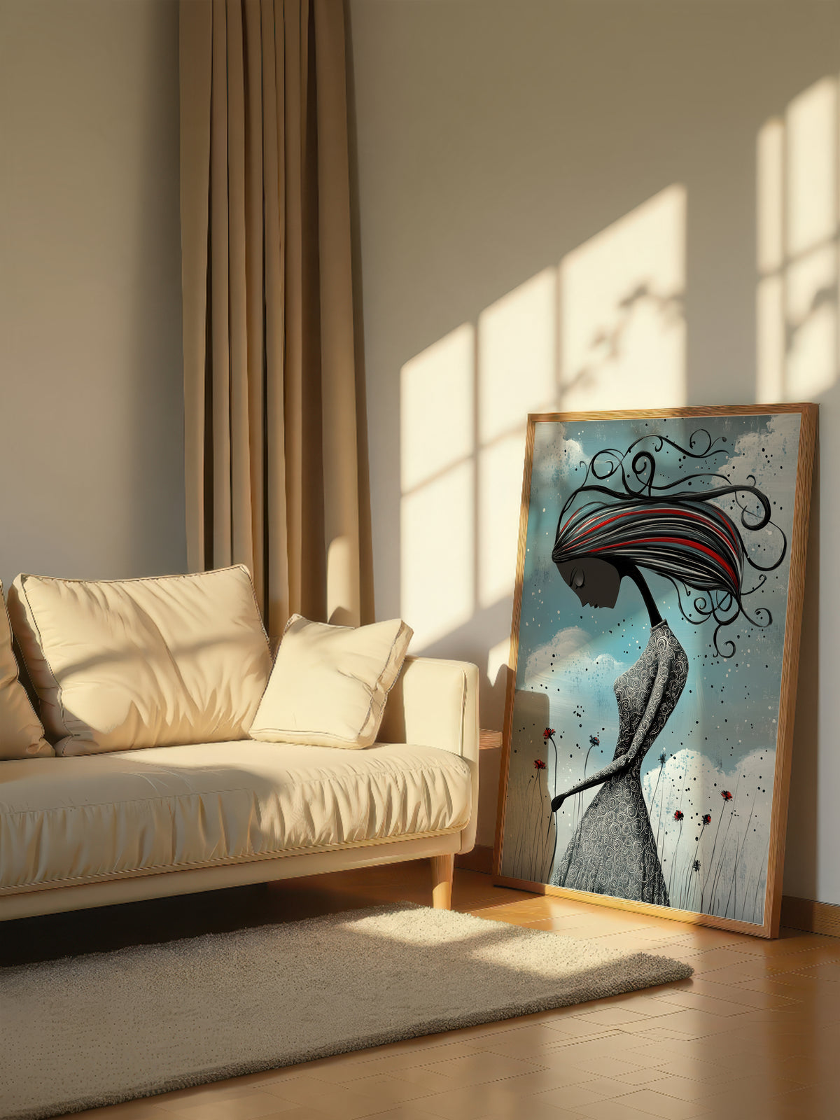 Windswept Whimsical Portrait 597