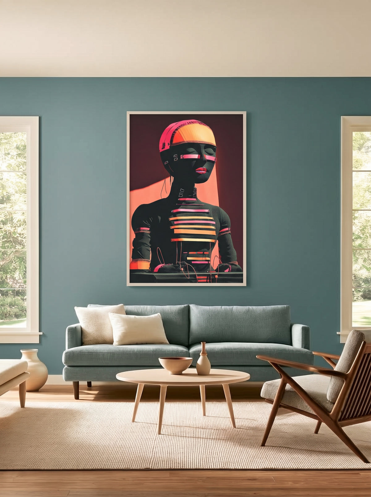 Synthetic Cyberpunk Portrait 598