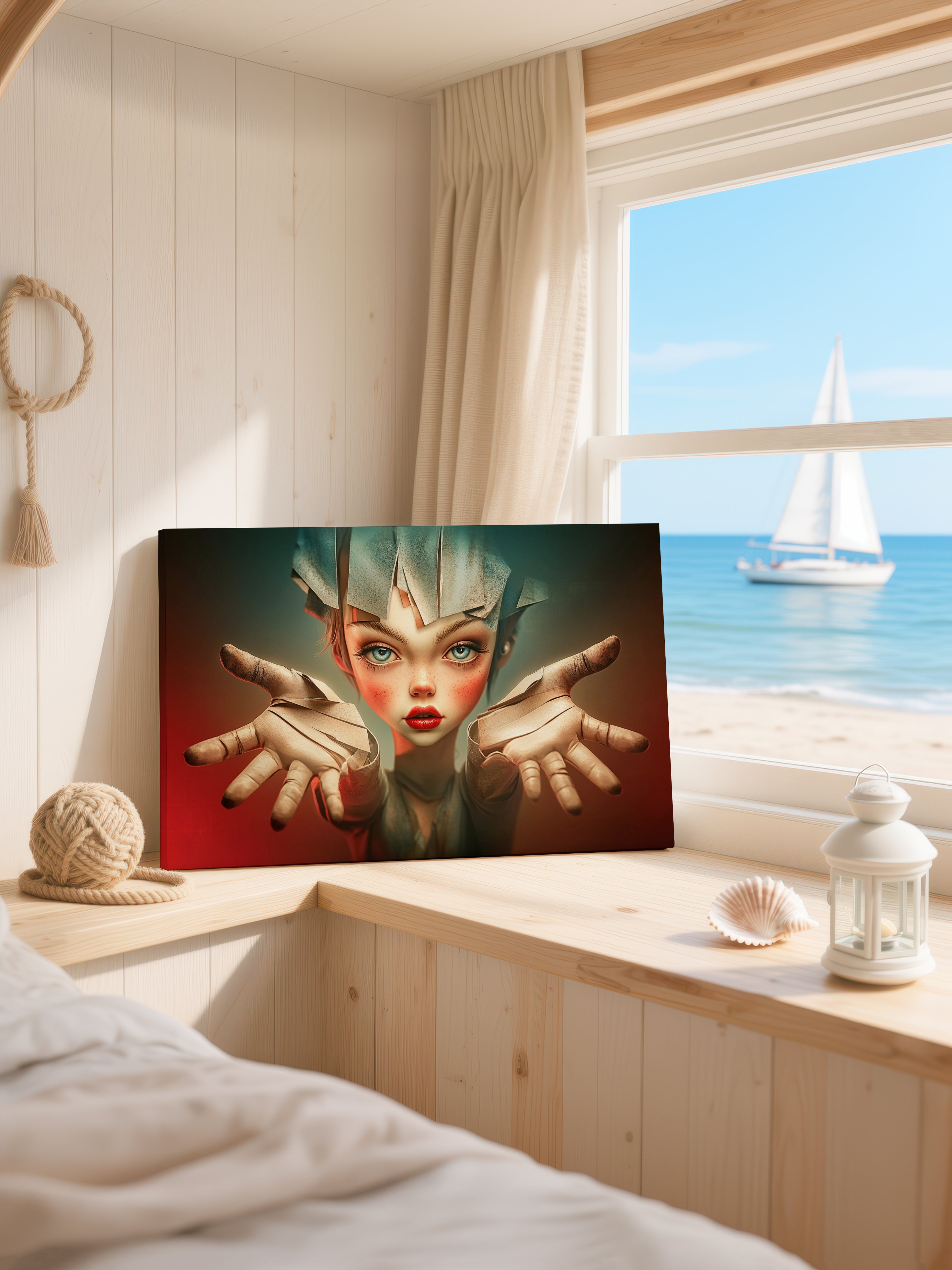 Surreal Portrait – Surreal Dreamlike Figure Wall Art 036