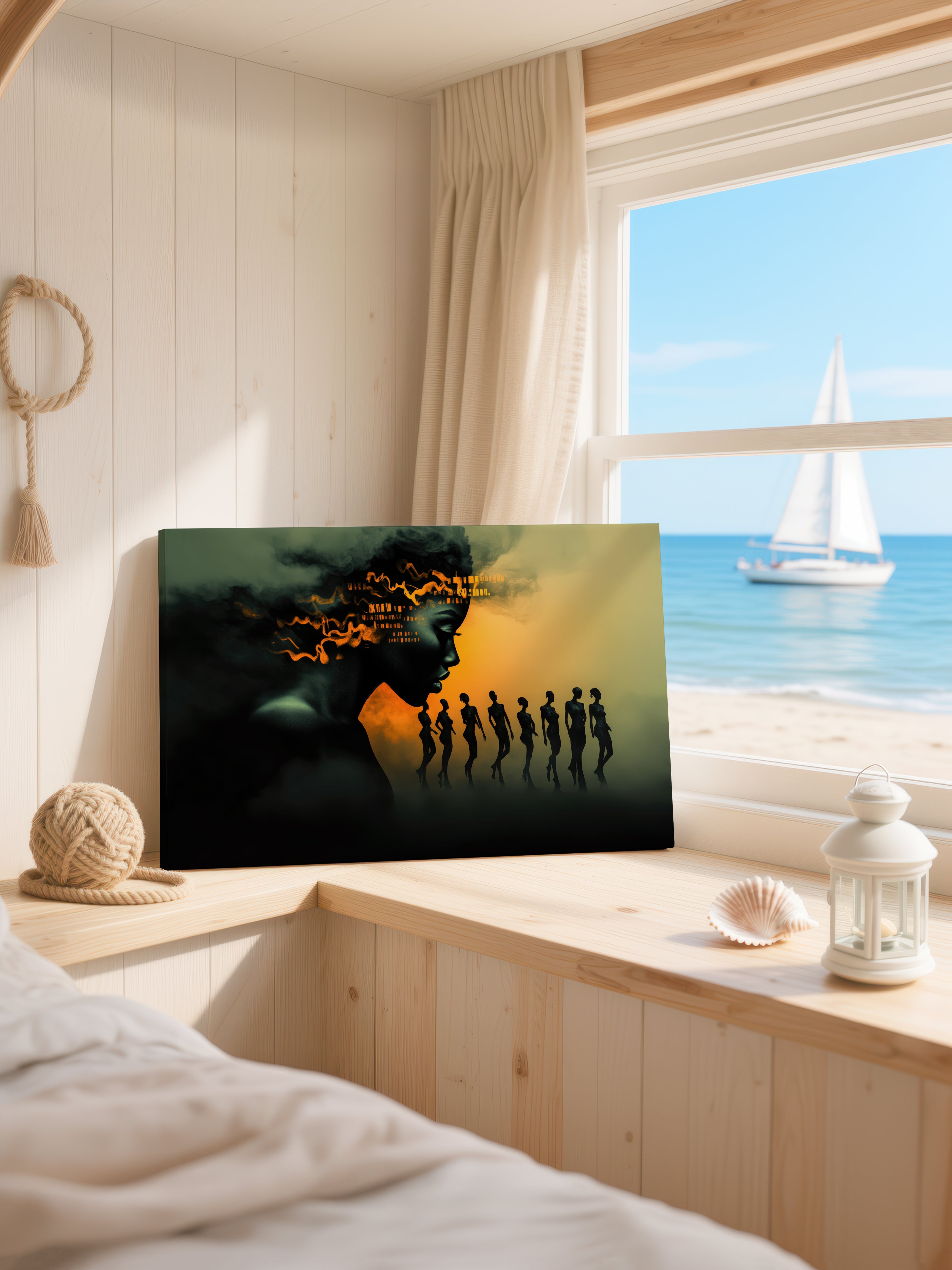 Shadow Dance – Surreal Ethereal Movement Wall Art 324