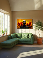 Conceptual Profile – Surreal Abstract Portrait Wall Art 008
