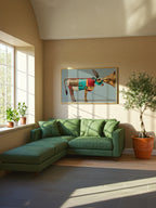Melodic Bovine – Surreal Whimsical Musical Wall Art 217
