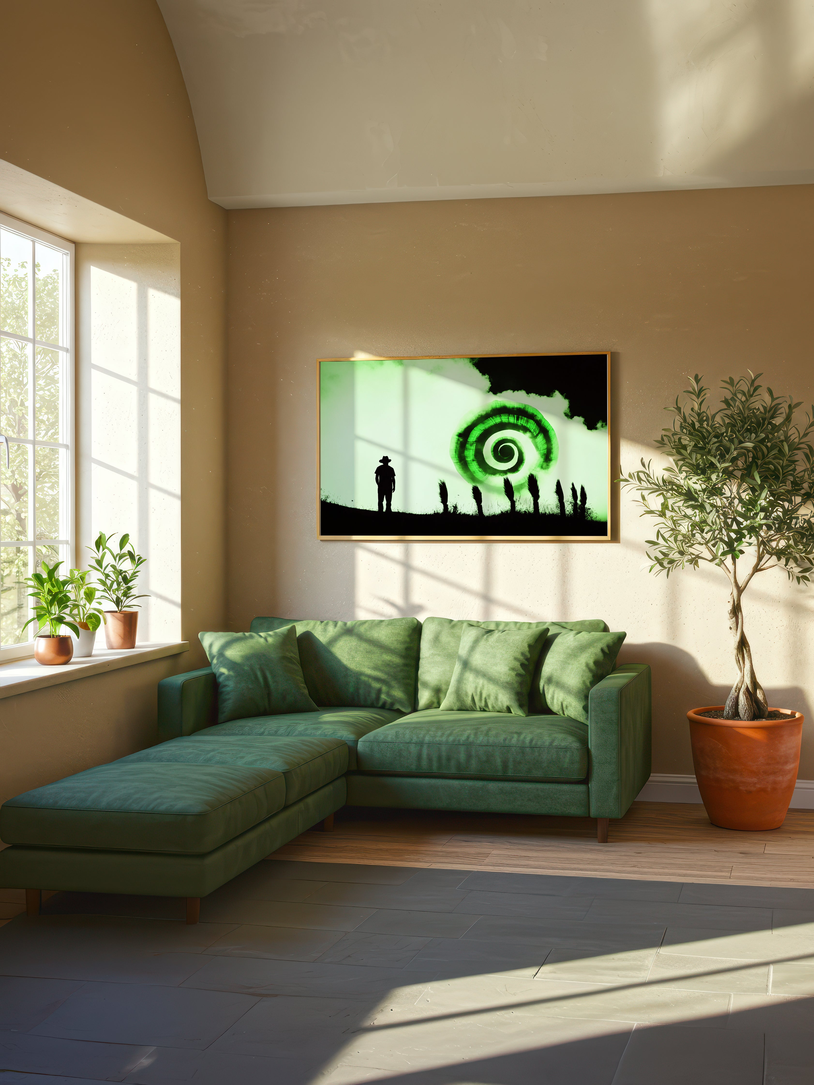 Minimal Surrealism – Surreal Clean Abstract Wall Art 035