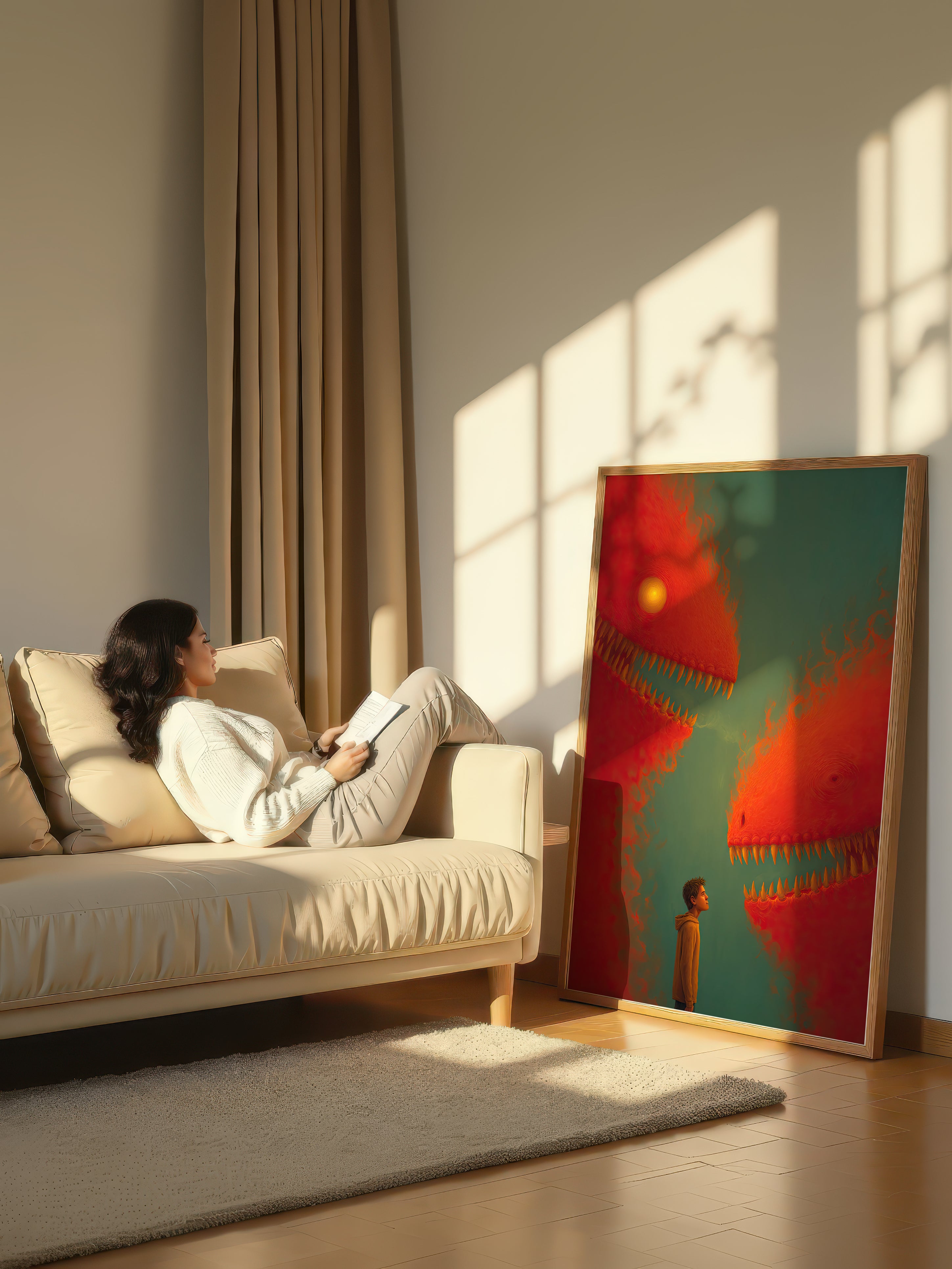 Whimsical Encounter – Surreal Whimsical Wall Art 003