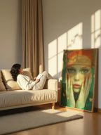 Ethereal Butterfly Portrait – Surreal Nature Wall Art 014