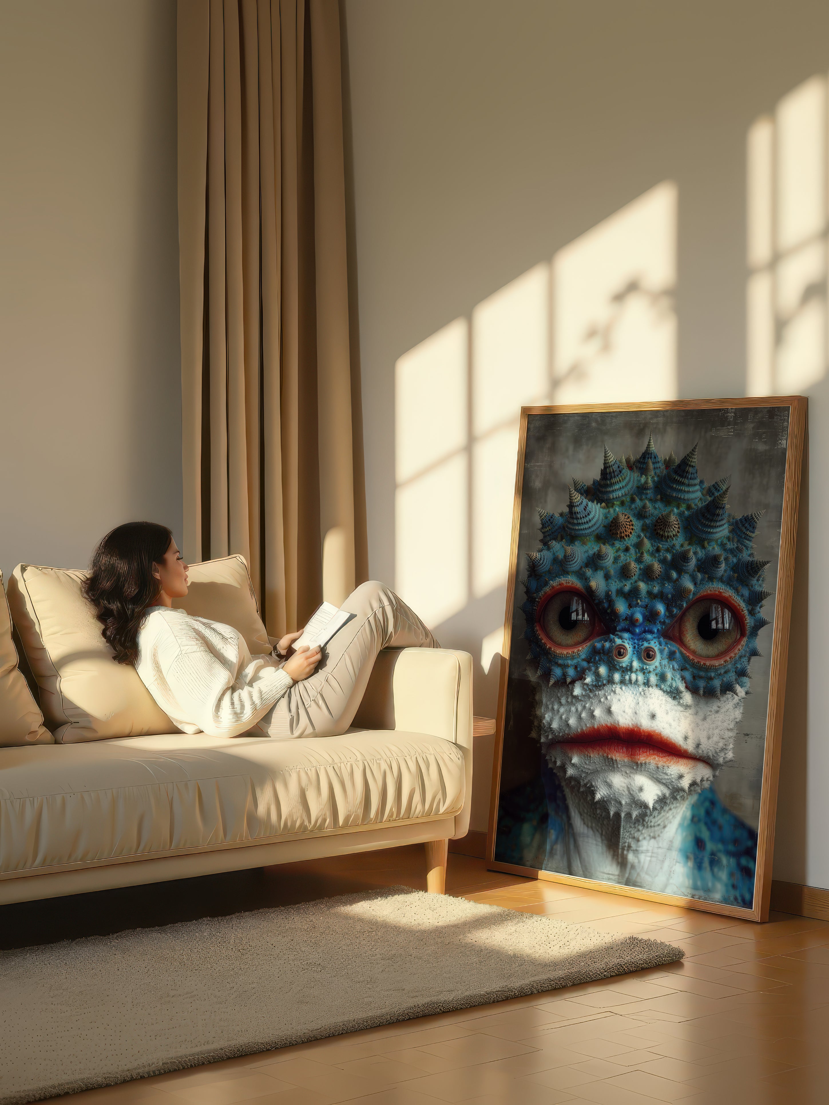 Surreal Creature Portrait – Surreal Fantasy Wall Art 148