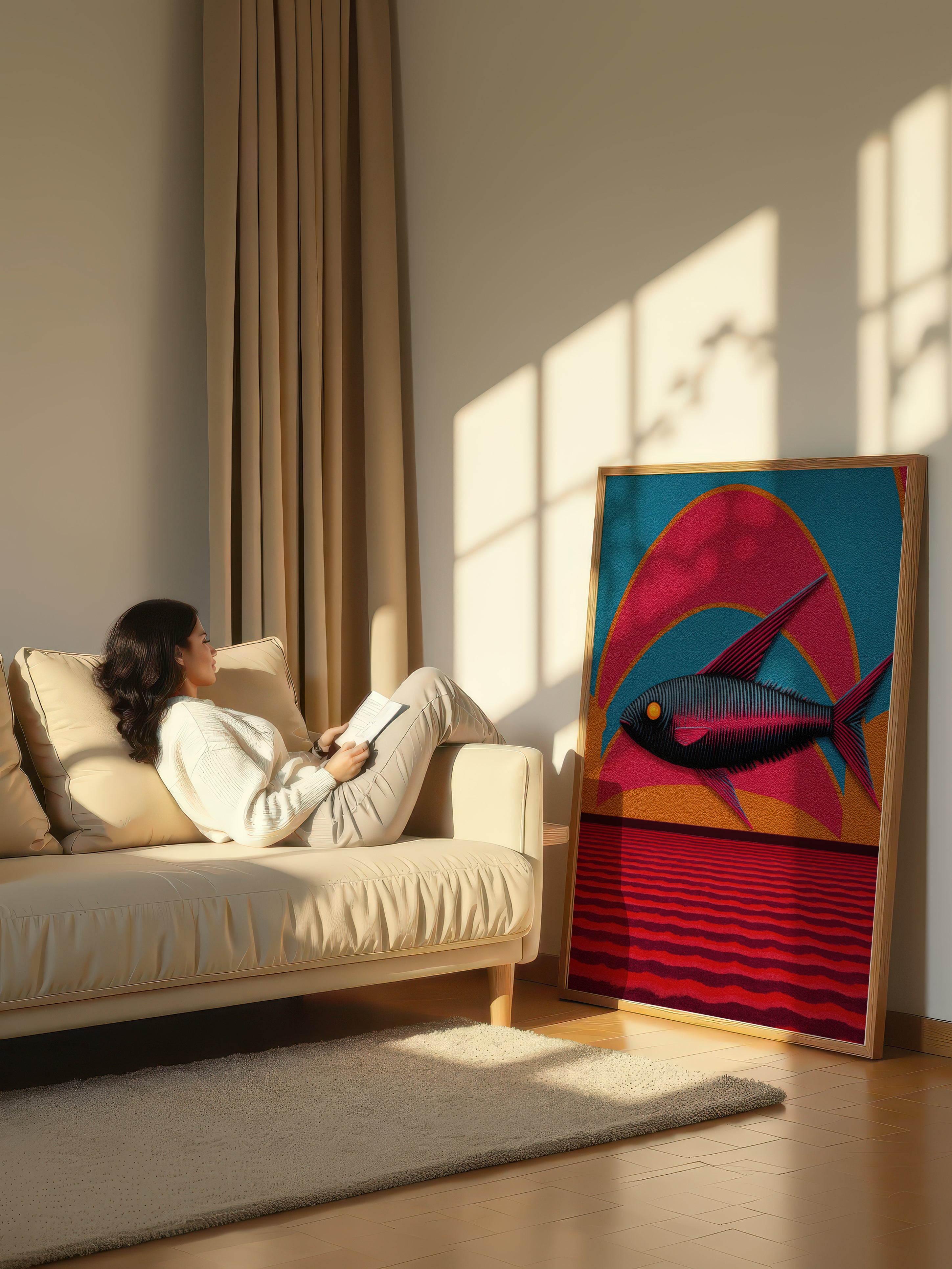 Pop Art Fish – Surreal Pop Art Wall Art 077
