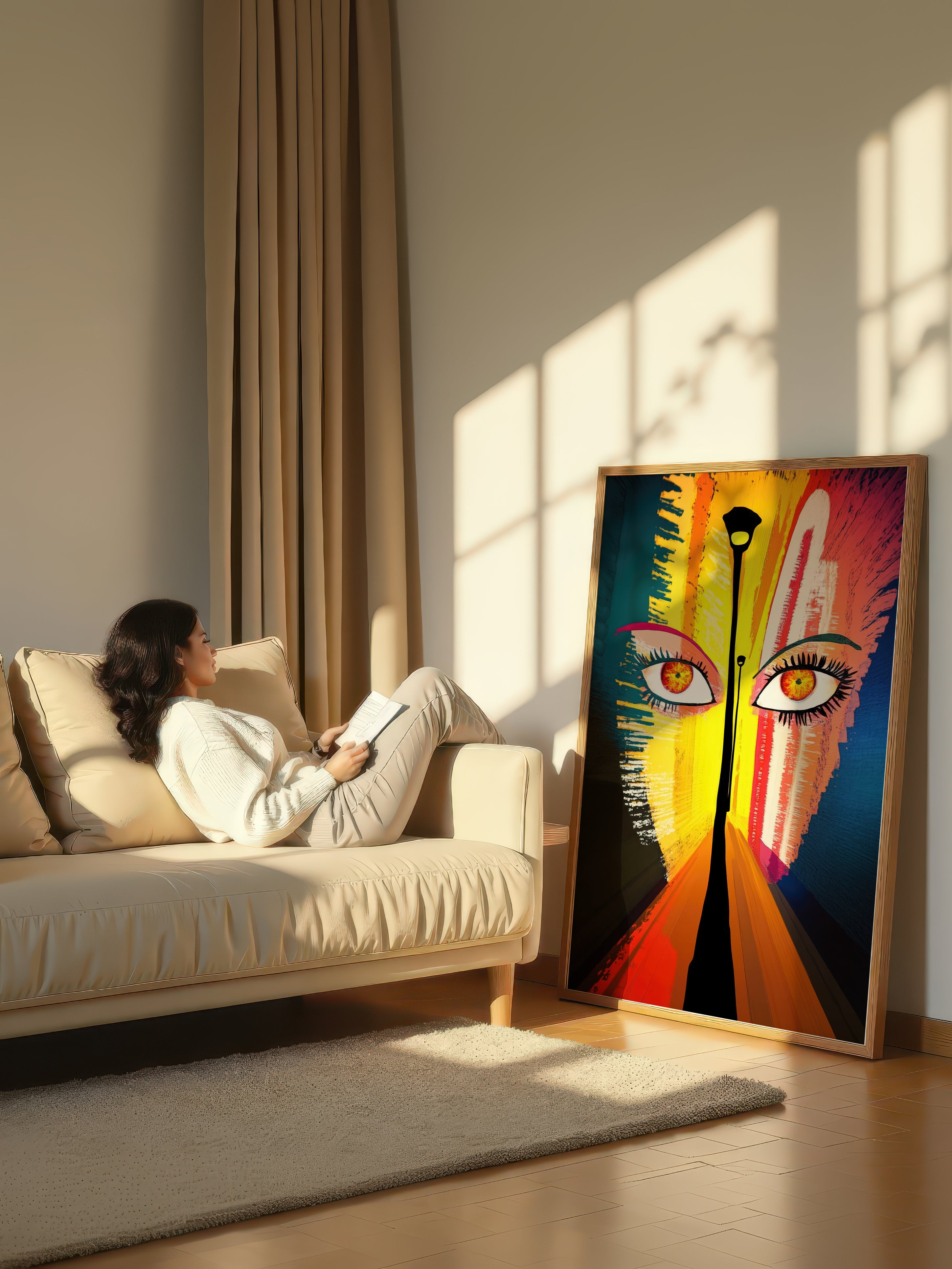 Urban Vision – Surreal Graphic Street Portrait Wall Art 340