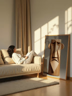 Wooden Face Sculpture – Surreal Sculptural Wall Art 101