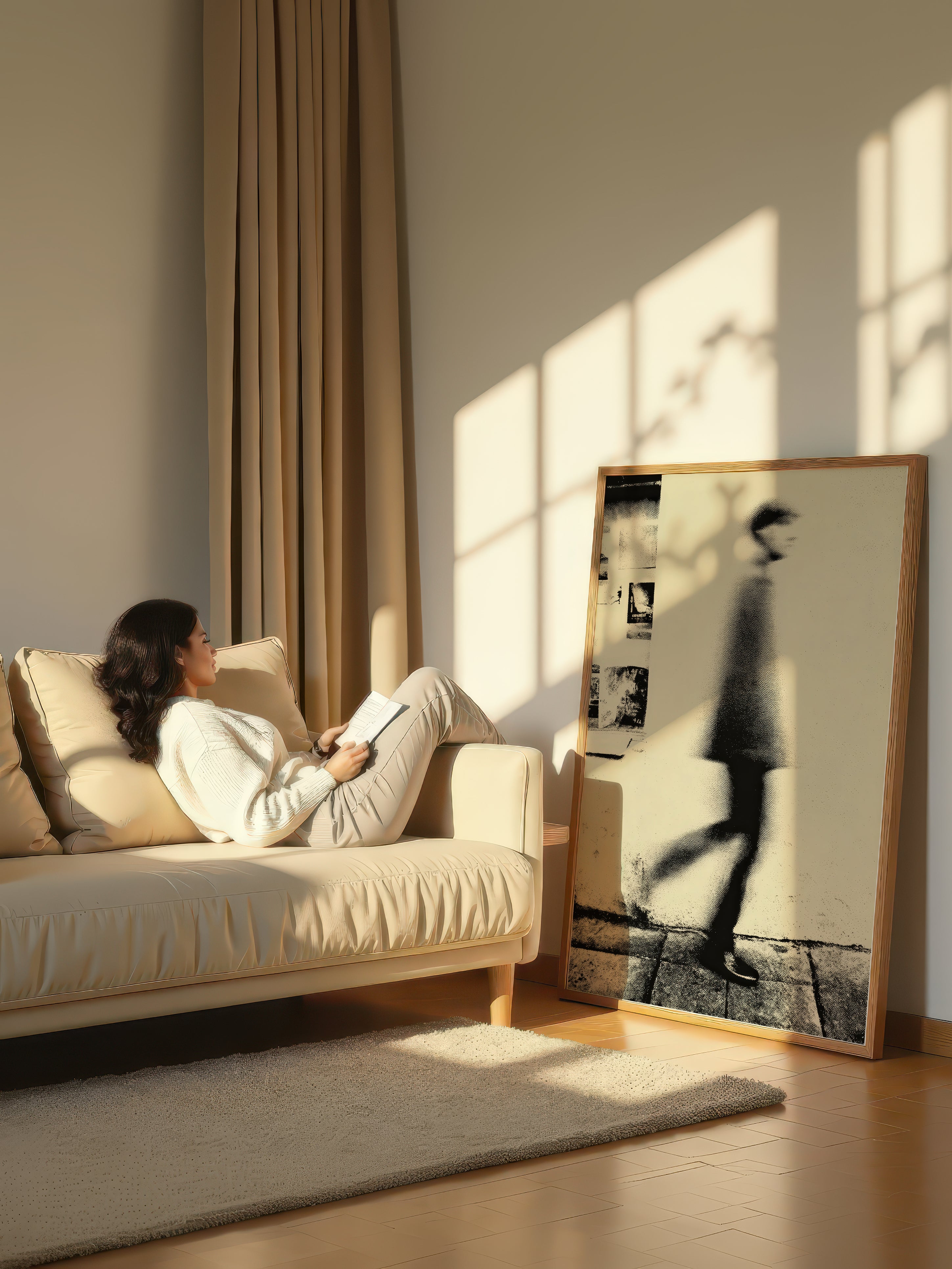Contemporary Blur – Surreal Motion Abstract Wall Art 399