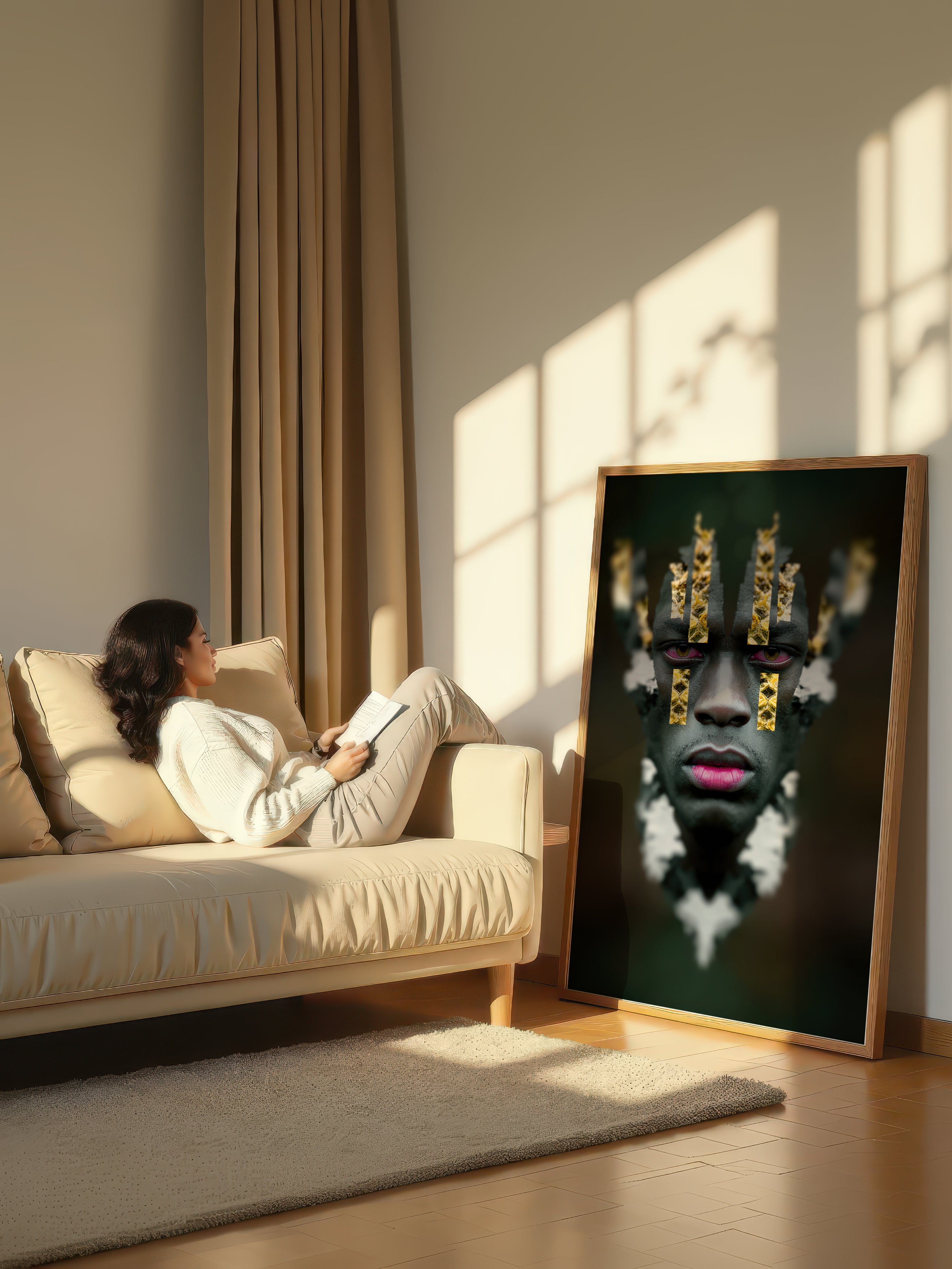 Stylized Conceptual Art – Surreal Symbolic Vision Wall Art 300