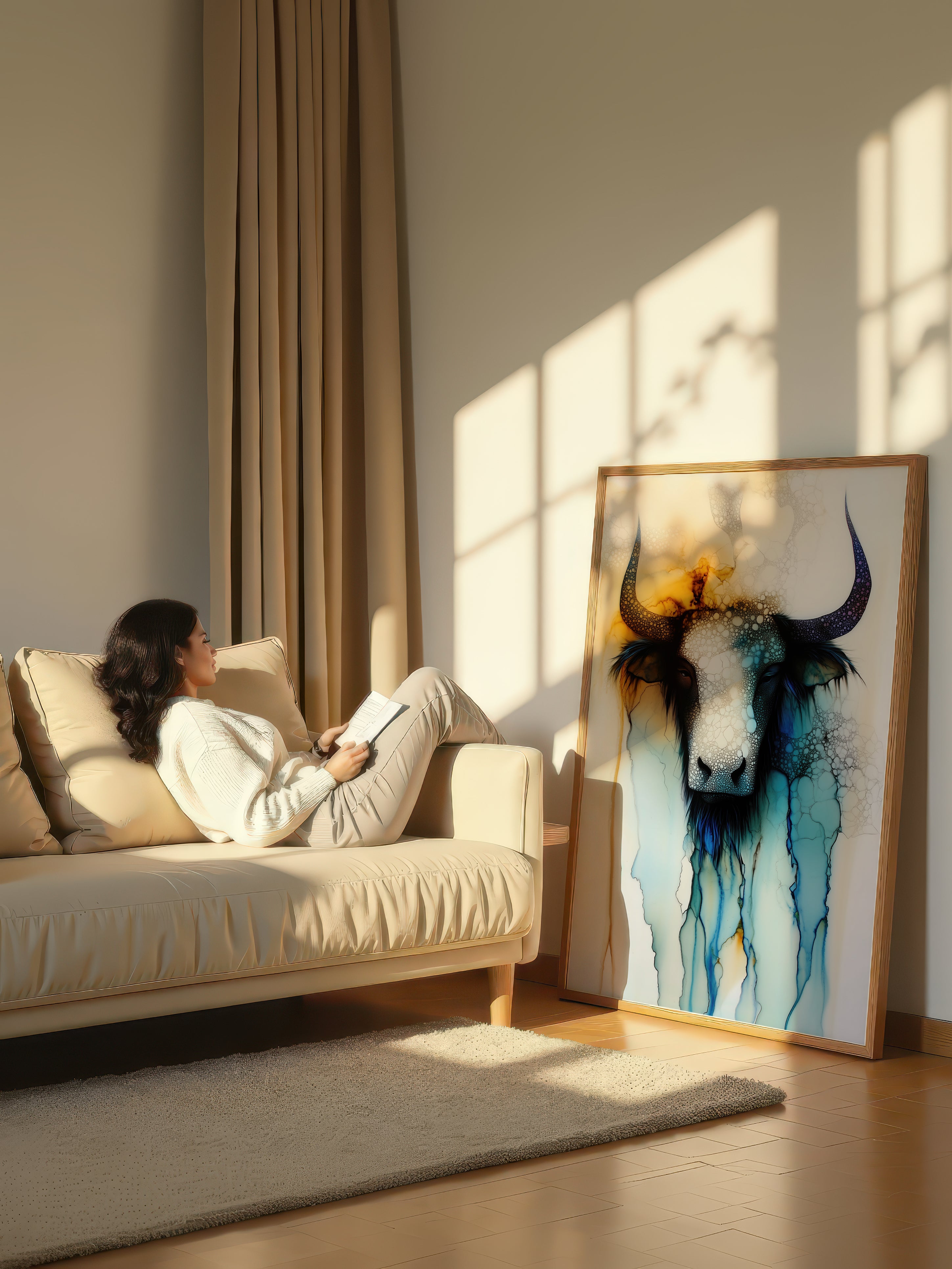 Stylized Nature Art – Surreal Organic Form Wall Art 293