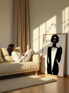 High Contrast Fashion Art – Surreal Fashion Wall Art 095