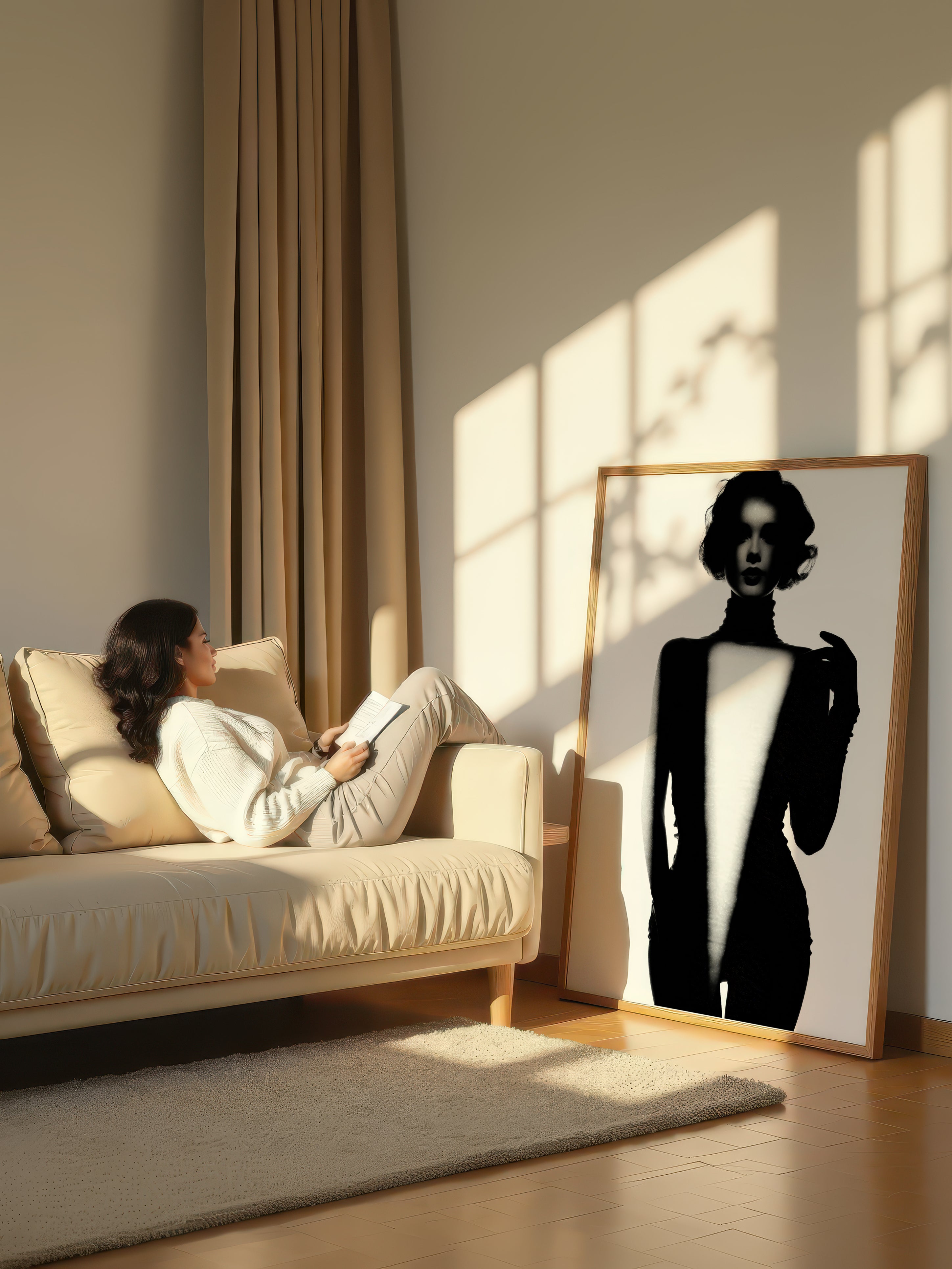 High Contrast Fashion Art – Surreal Fashion Wall Art 095