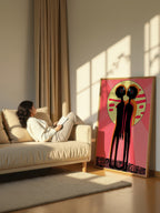 Psychedelic Pop Art – Surreal Neon Color Burst Wall Art 239