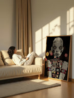 Surreal Embellished Figure – Surreal Figurative Wall Art 004