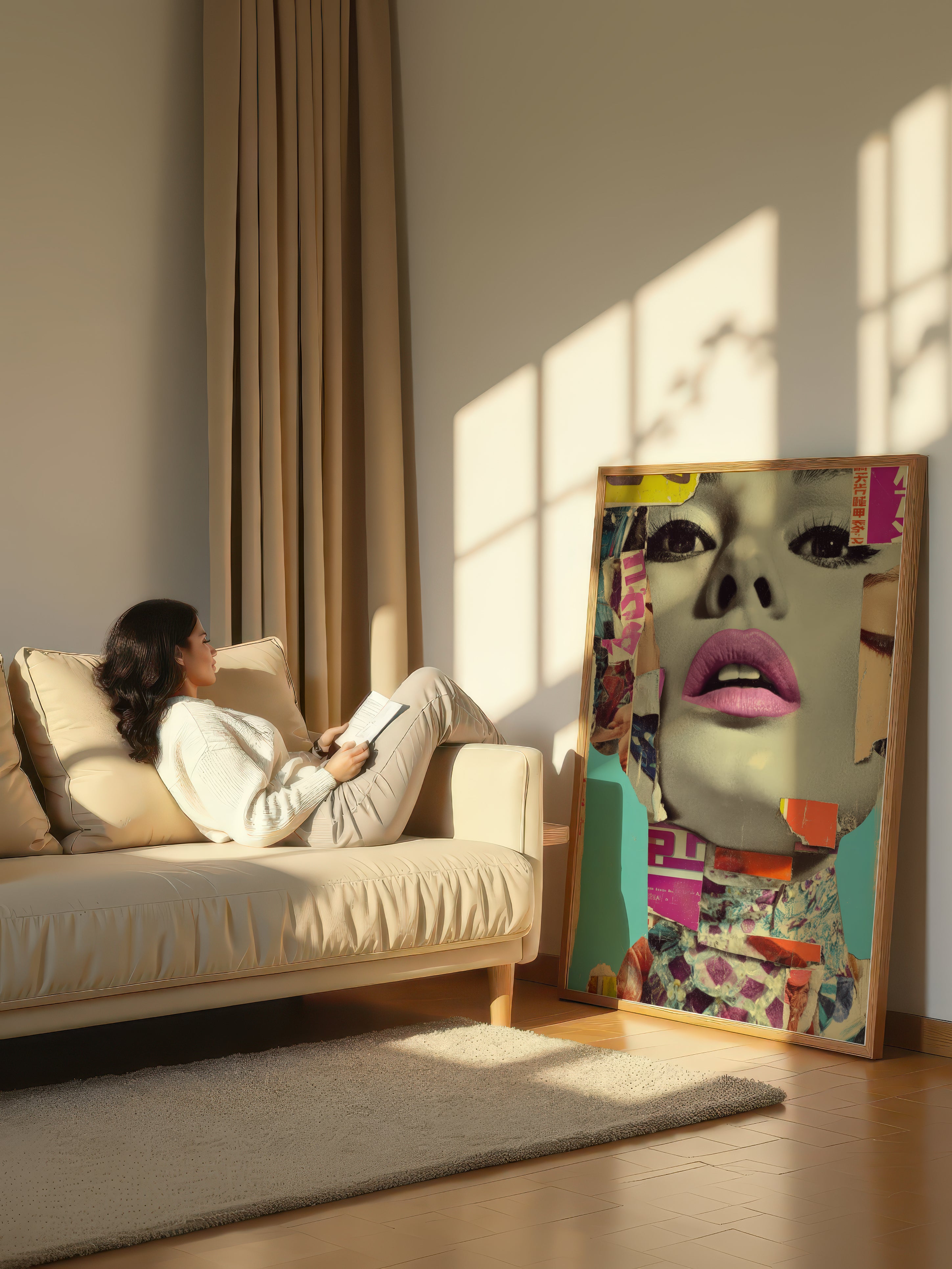 Pop Art Collage – Surreal Mixed Media Pop Wall Art 357