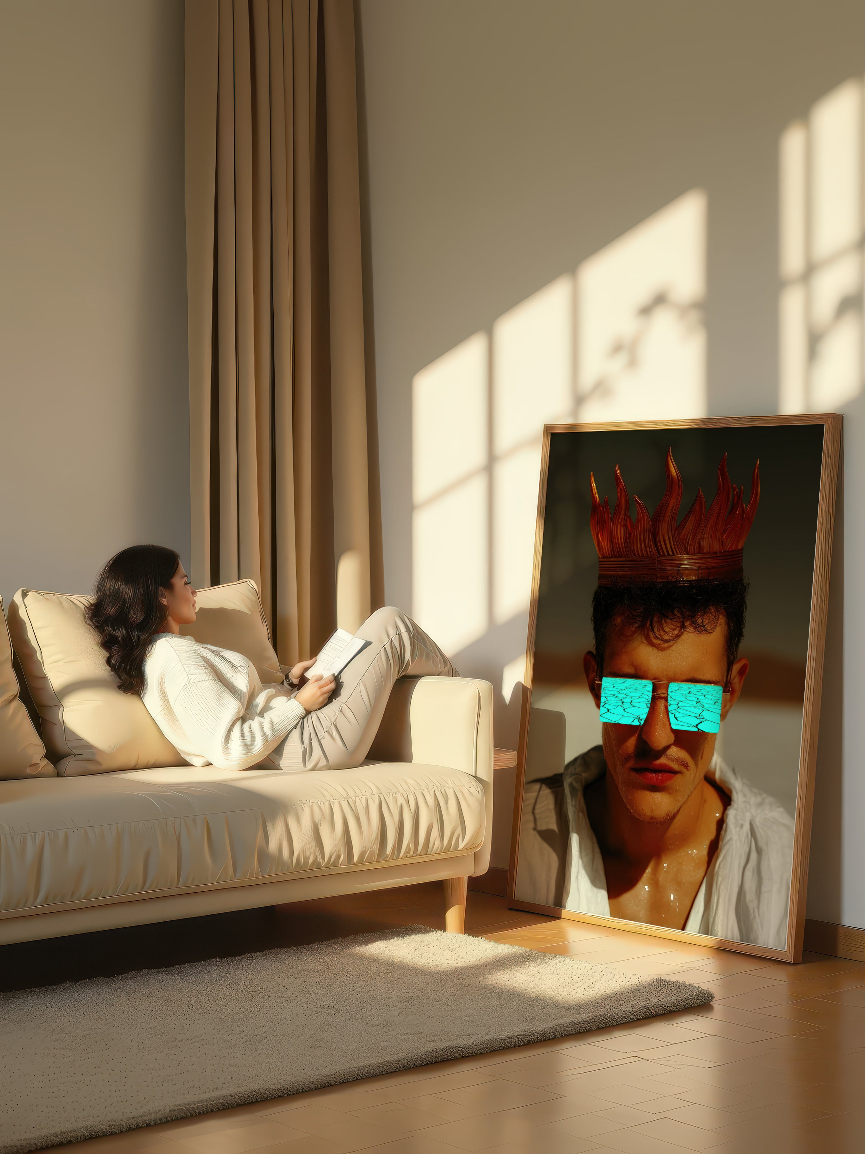 Pop Surreal Portrait – Surreal Pop Art Wall Art 010