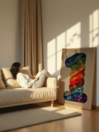 Mosaic Number One – Surreal Graphic Symbol Wall Art 247