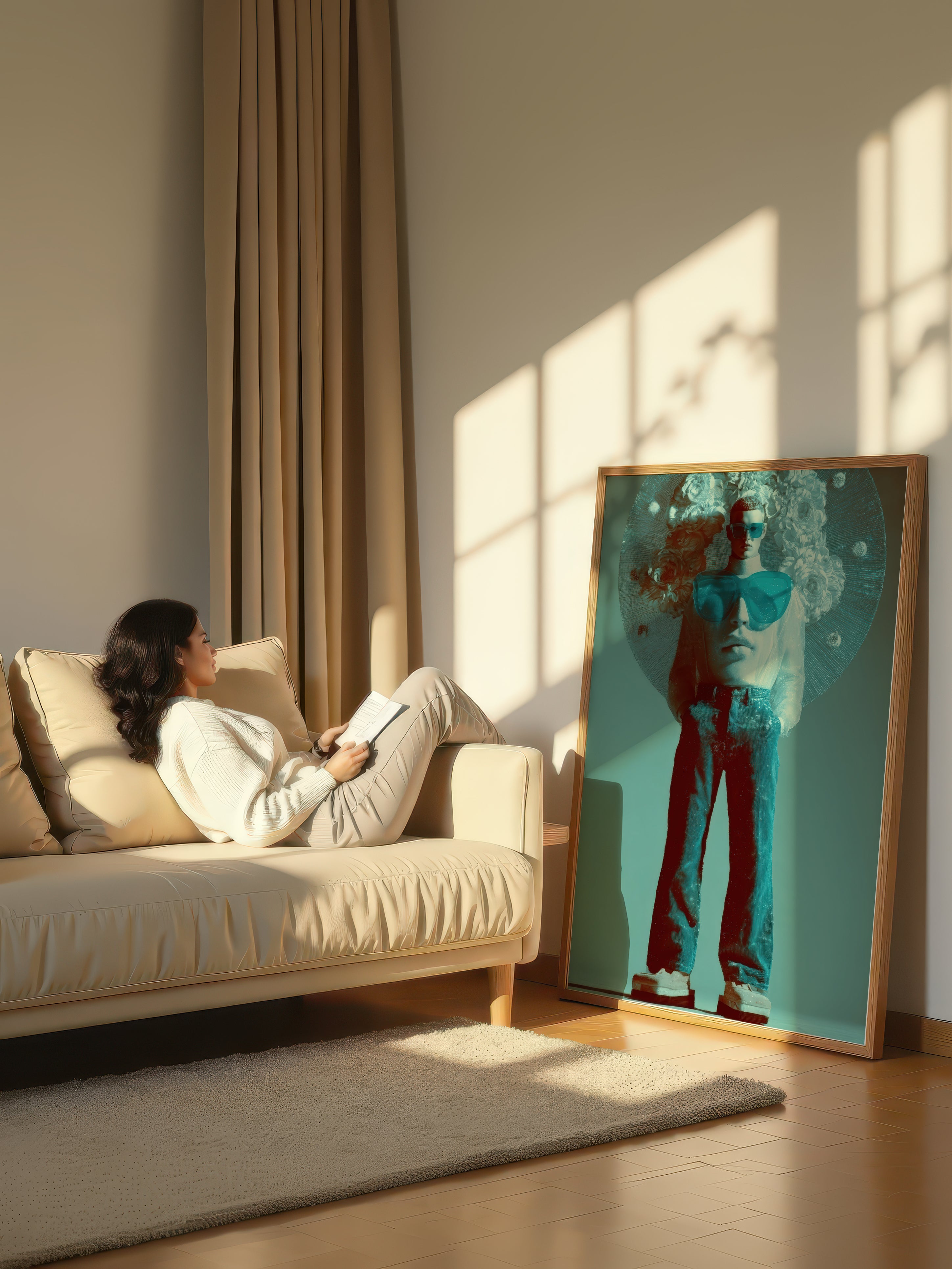 Abstract Fashion Figure – Surreal Fashion Wall Art 012