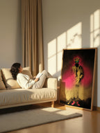Psychedelic Pop Portrait – Surreal Psychedelic Wall Art 082