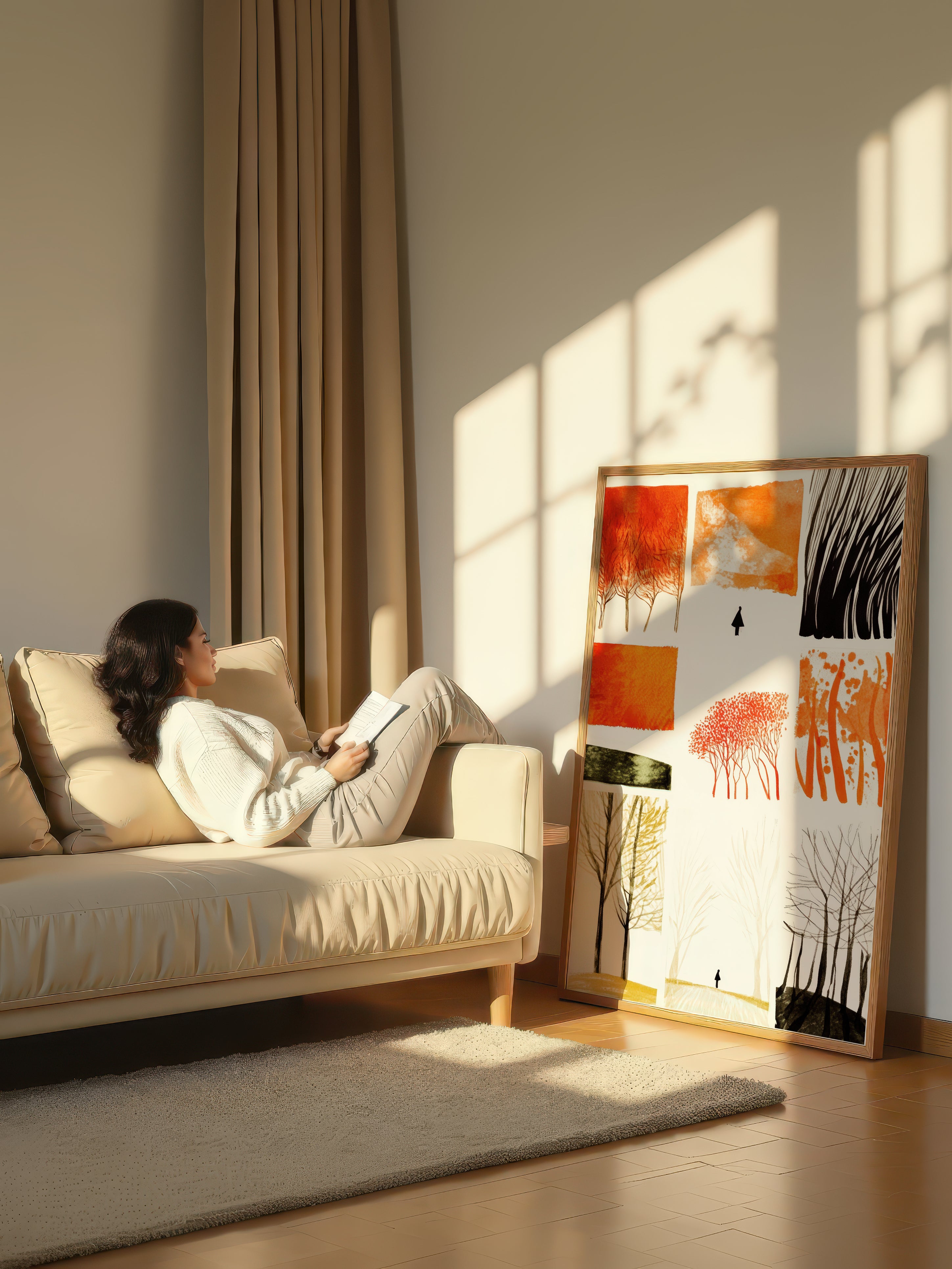 Seasonal Landscape Art – Surreal Landscape Wall Art 063